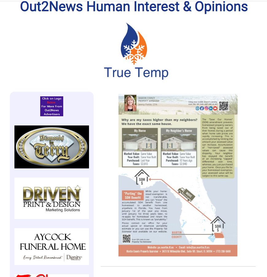 Out2News October 10 2022 Human Interest.Opinions