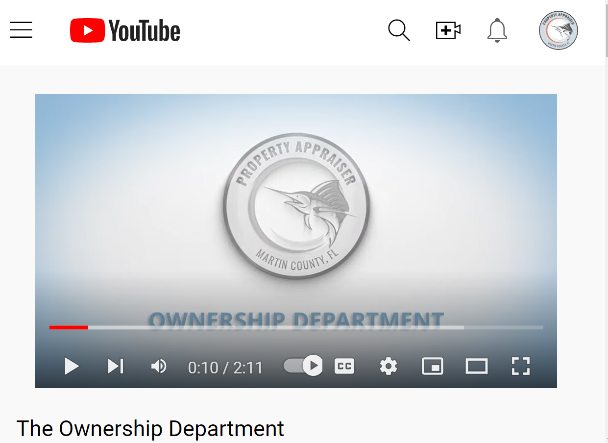 The Ownership Department