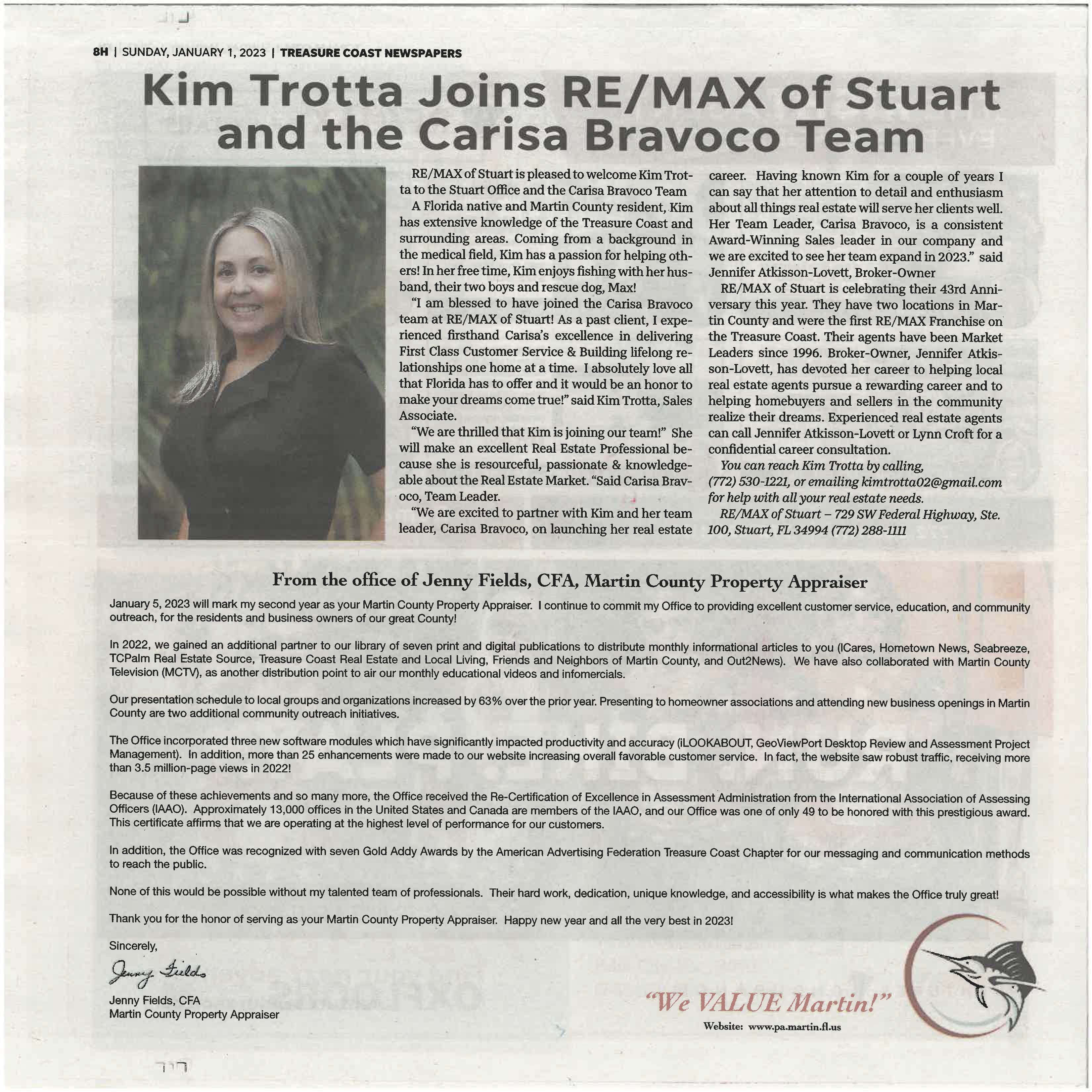 TCPalm Real Estate Source Jan. 2023 Content